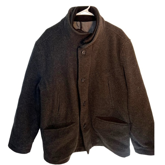 Covington Wool Peacoat Dark Gray - Picture 1 of 15